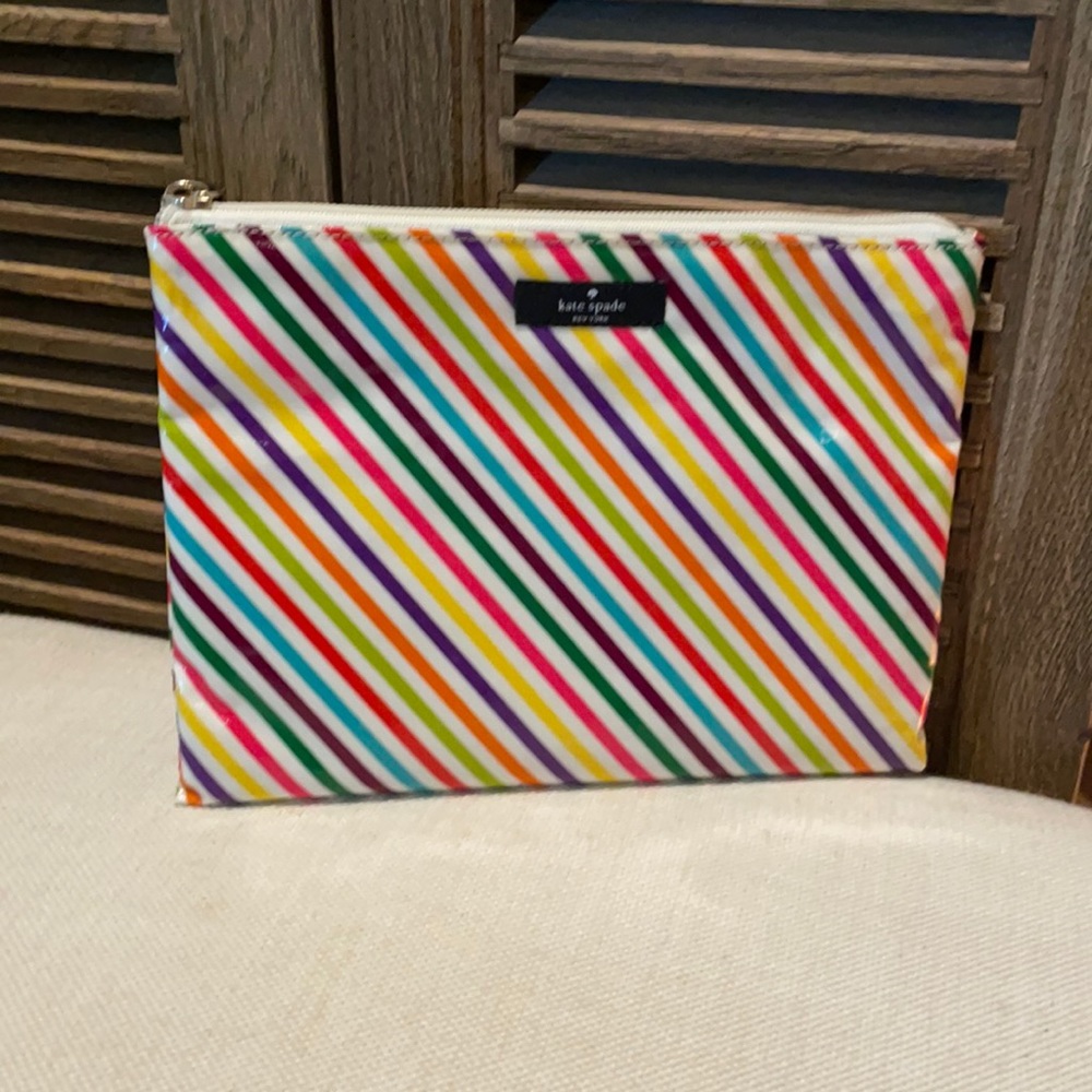 NWT Kate spade large pouch